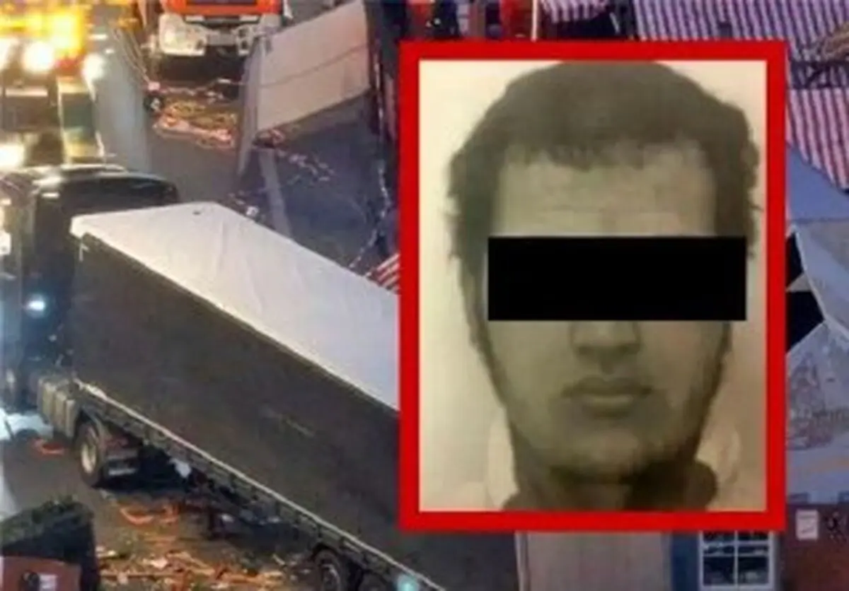 اولین تصویر از مظنون حملۀ خونین برلین منتشر شد