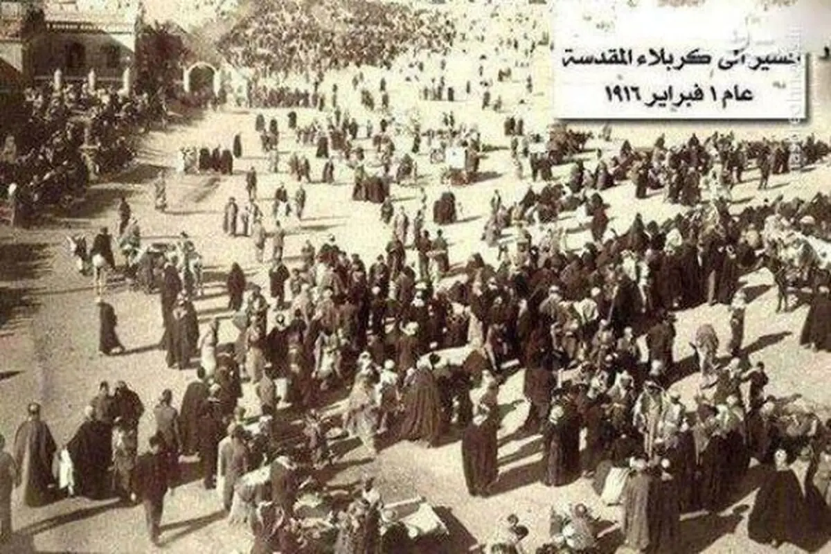 عکس/ پیاده‌روی اربعین ۱۰۰ سال قبل