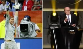 واکنش بلاتر به اتهام تعرض جنسی به دروازه‌بان تیم‌ملی بانوان آمریکا