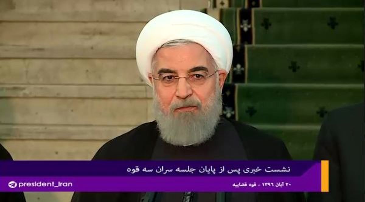 روحانی: مردم در بانک‌ها و موسسات معتبر سپرده‌گذاری کنند