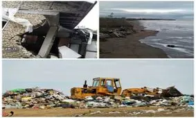 رانش کوه و پیش روی آب دریا لاهیجان را تهدید می‌کند