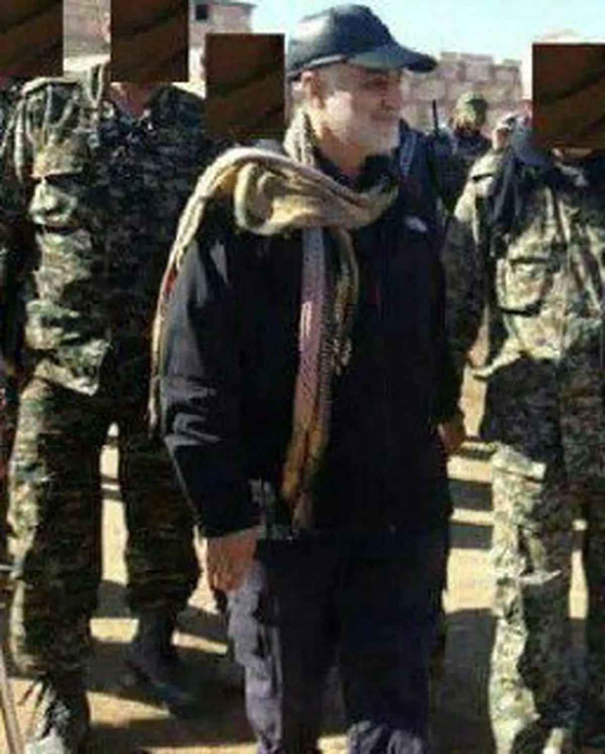 تصویری جدید از حاج قاسم سلیمانی در سوریه