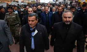 حضور جهانگیری در راهپیمایی عظیم اربعین حسینی