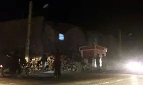 بخشی از کاروانسراي تاریخی قصر شیرین بر اثر زلزله تخریب شد