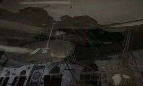 فرو ریختن مسجد تاریخی ابوحفصه در خانقین عراق بر اثر زلزله/عکس