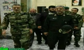 فرماندهان سپاه و ارتش در مناطق زلزله‌زده حضور پیدا کردند