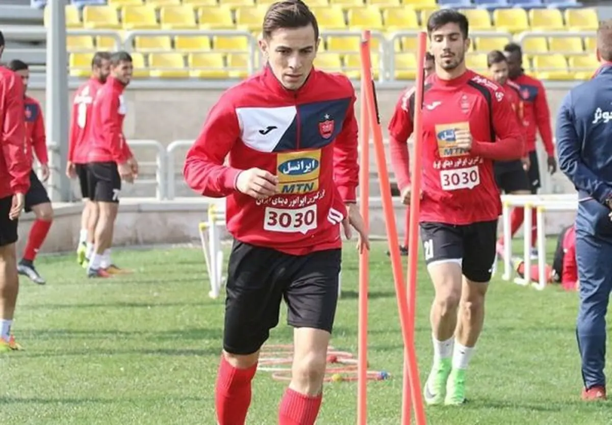 تمرین اختصاصی ماهینی و احمدزاده با پرسپولیسی‌ها