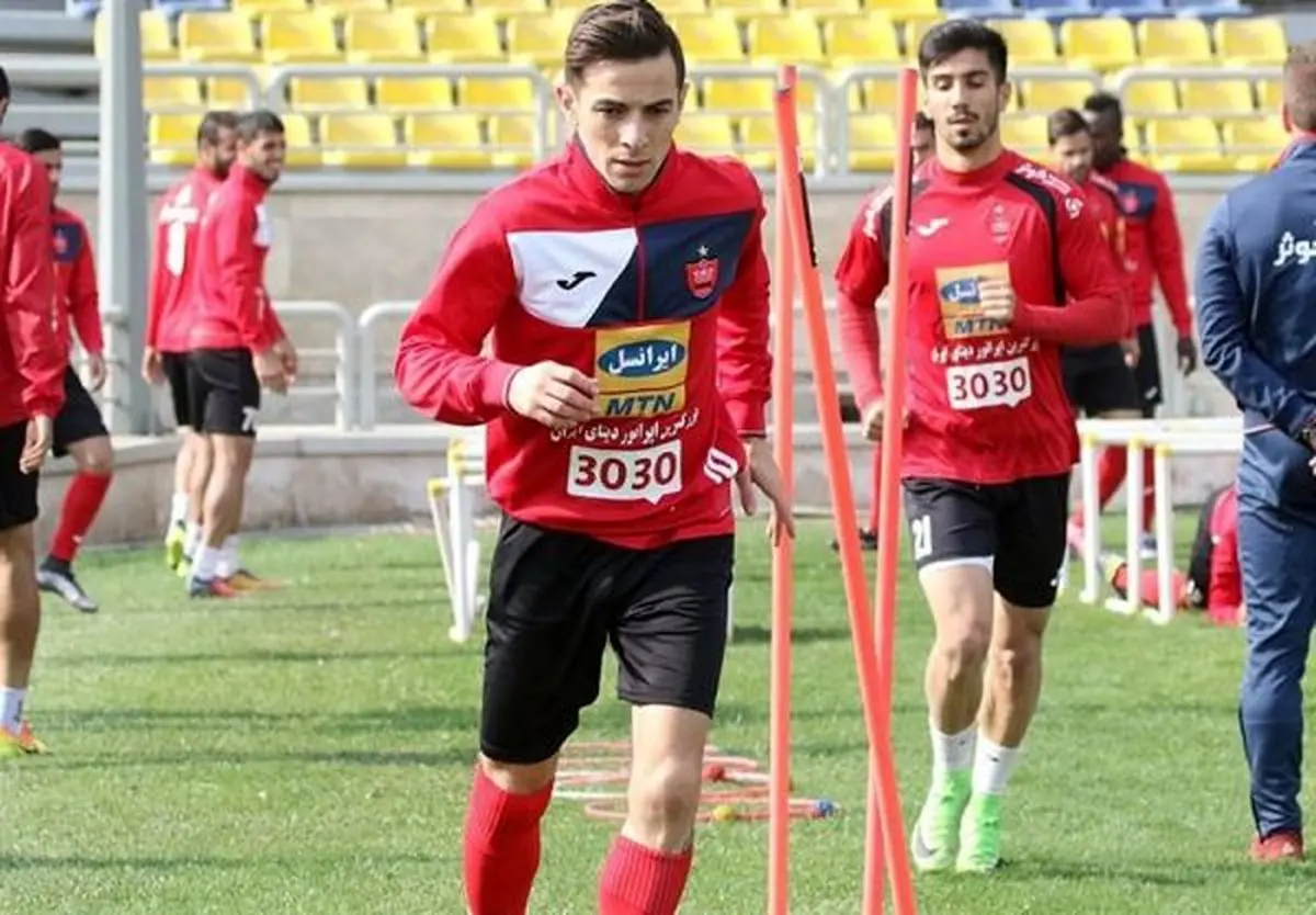 تمرین اختصاصی ماهینی و احمدزاده با پرسپولیسی‌ها