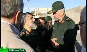 حضور سردار حاجی‌زاده و فضلی در مناطق زلزله‎زده کرمانشاه