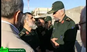 حضور سردار حاجی‌زاده و فضلی در مناطق زلزله‎زده کرمانشاه