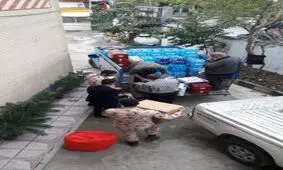 ۲۶ کاروان کمک‌های مردمی پایگاه‌های بسیج گیلان به کرمانشاه اعزام شد‌