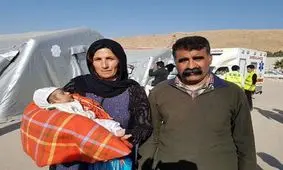 تولد معجزه در روز زلزله + تصویر