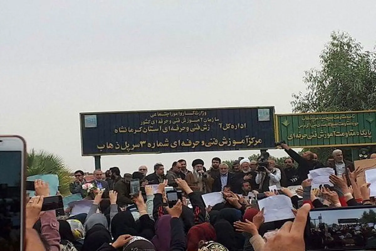 متن سخنان رهبر انقلاب در جمع مردم زلزله زده کرمانشاه/ انسانهای دلاور حادثه را مغلوب خود می کنند