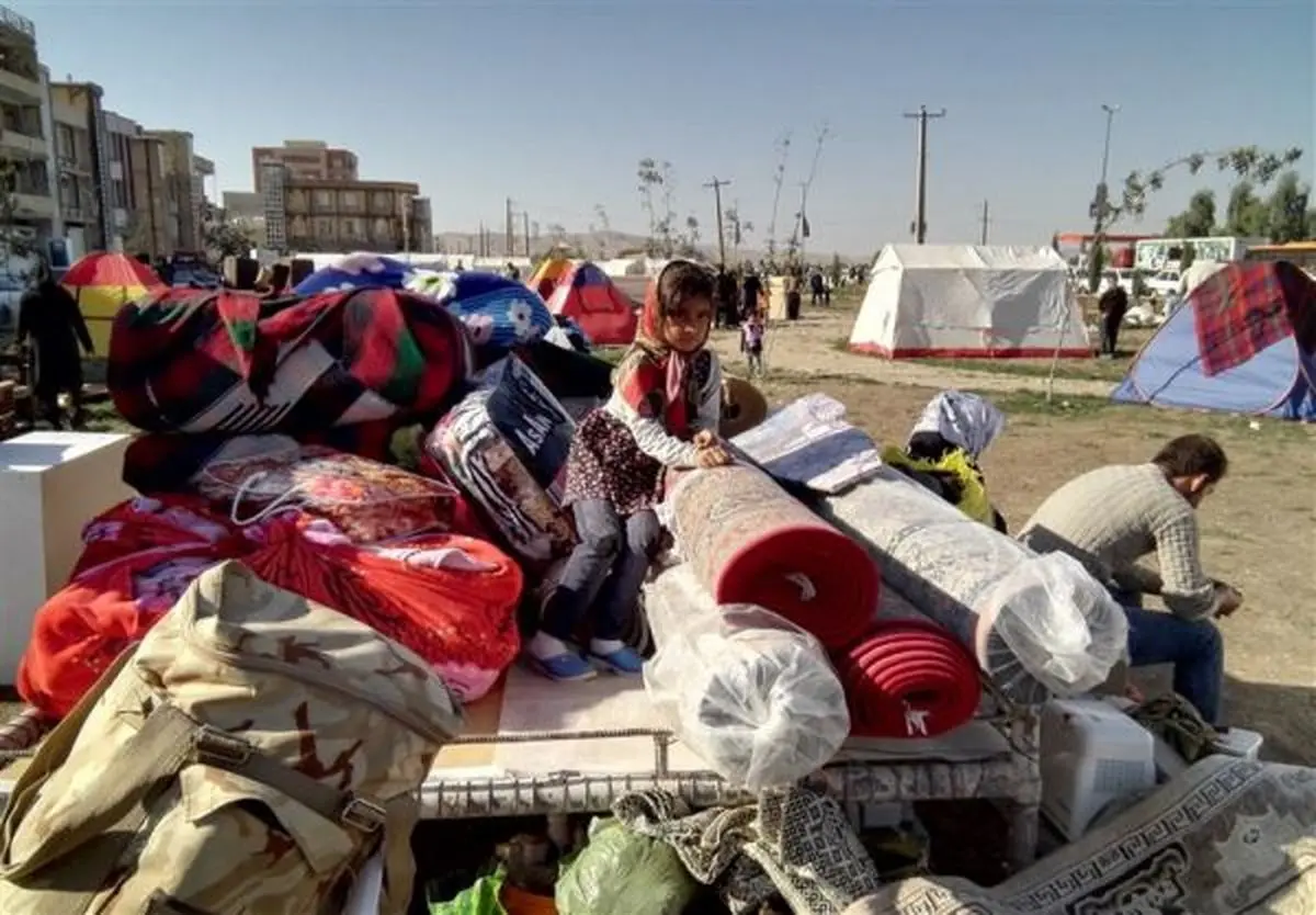 وضعیت اسفبار زلزله‌زدگان استان کرمانشاه + تصاویر