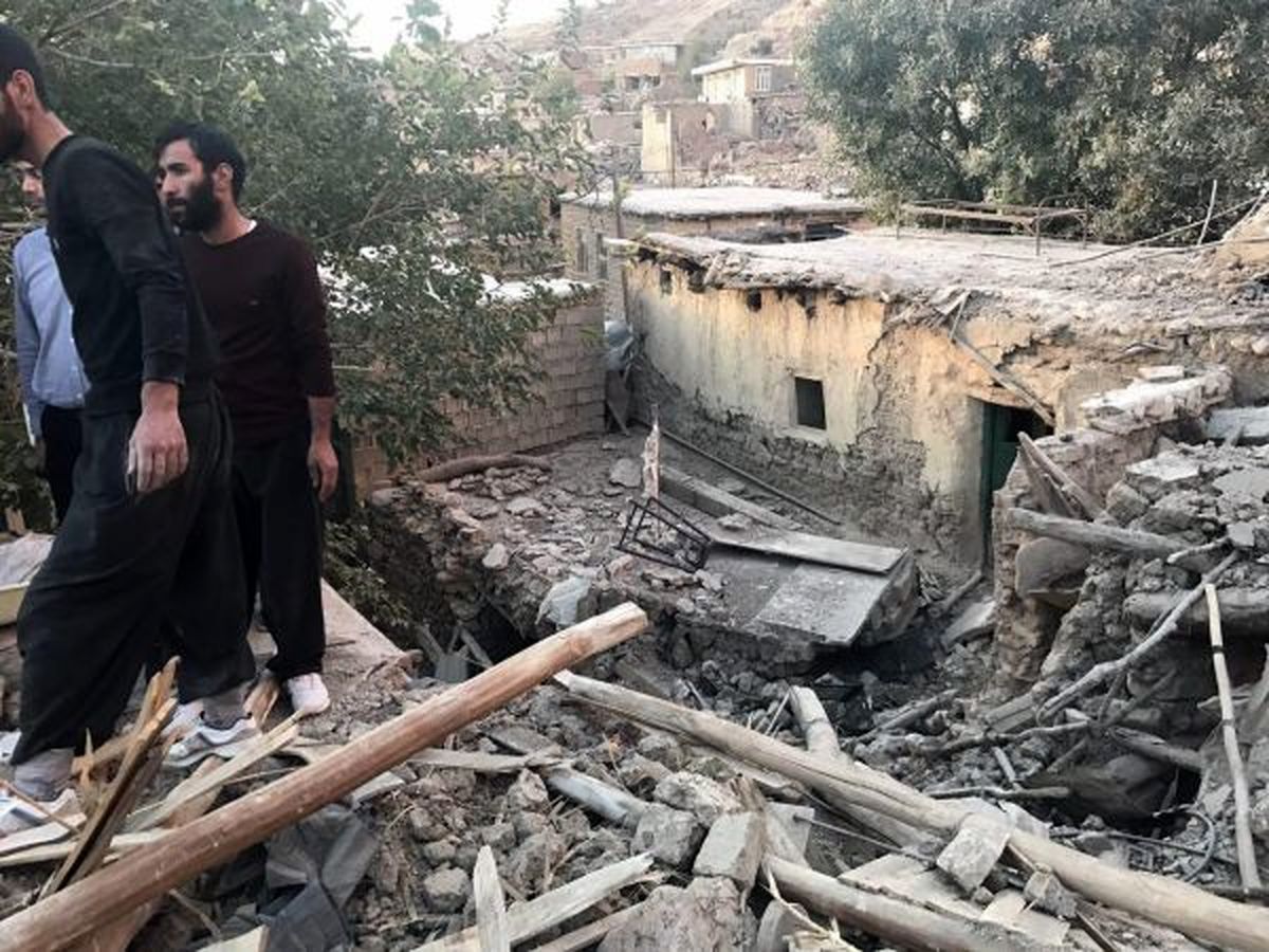 گزارش تصویری از وضعیت روستاها بعد از زلزله کرمانشاه