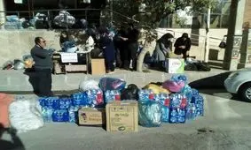 ارسال دومین محموله مواد غذایی و بهداشتی افق کوروش به منطقه زلزله زده