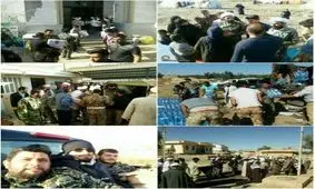 روحانیونی که به یاری زلزله زدگان کرمانشاه شتافته اند + عکس