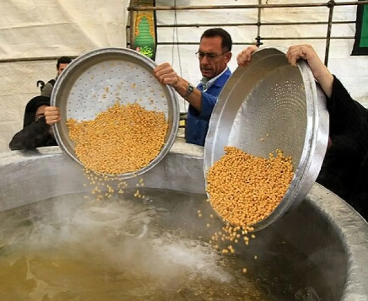 بزرگترین نذری دنیا در مناطق زلزله زده