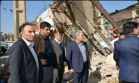 دیدار مدیرعامل با همکاران و مردم زلزله زده سرپل ذهاب