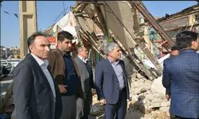 دیدار مدیرعامل با همکاران و مردم زلزله زده سرپل ذهاب