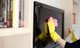 نحوه تمیز کردن تلویزیون