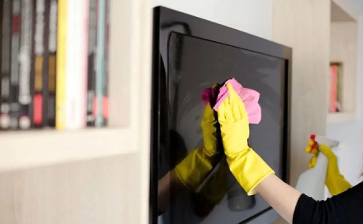 نحوه تمیز کردن تلویزیون
