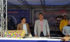 عابدزاده به جمع کمک رسانان مردم زلزله زده کرمانشاه پیوست+عکس