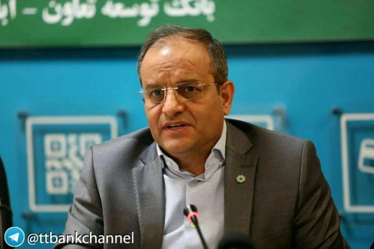 70 درصد پرتفوی تسهیلاتی بانک توسعه تعاون متعلق به تعاونی‌هاست