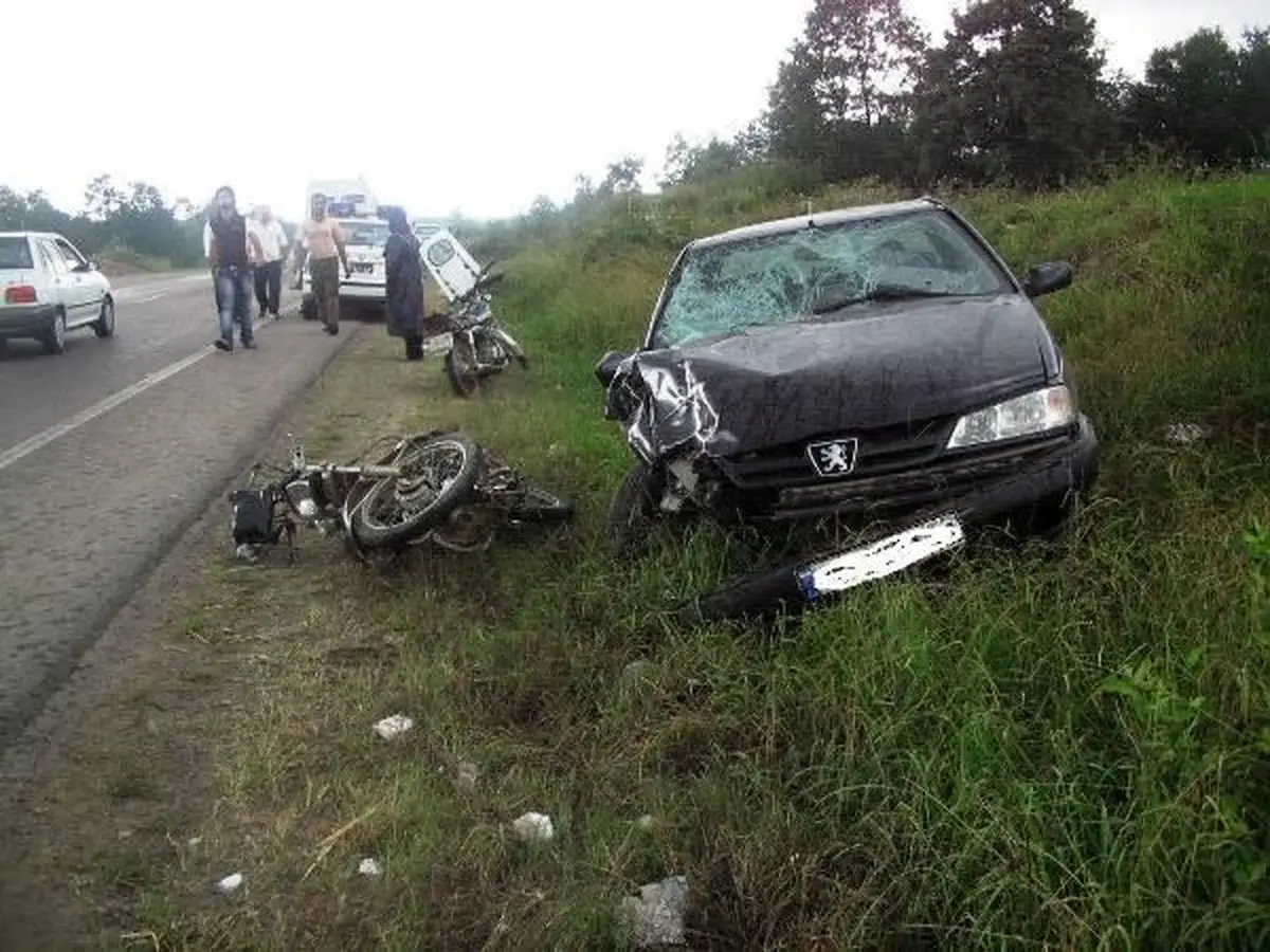 آمار تلفات "عابران پیاده" و "راکبان موتورسیکلت" در گیلان بالاتر از میانگین کشوری است