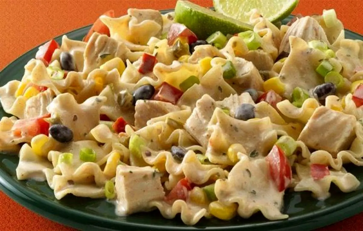 سالاد پاستا یه خوشمزه هیجان‌انگیز