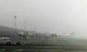 پروازهای فرودگاه امام به دلیل مه شدید مختل شد
