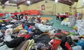ارسال 80 تن کمک های مردمی توسط هلال احمر گیلان برای زلزله زدگان کشور