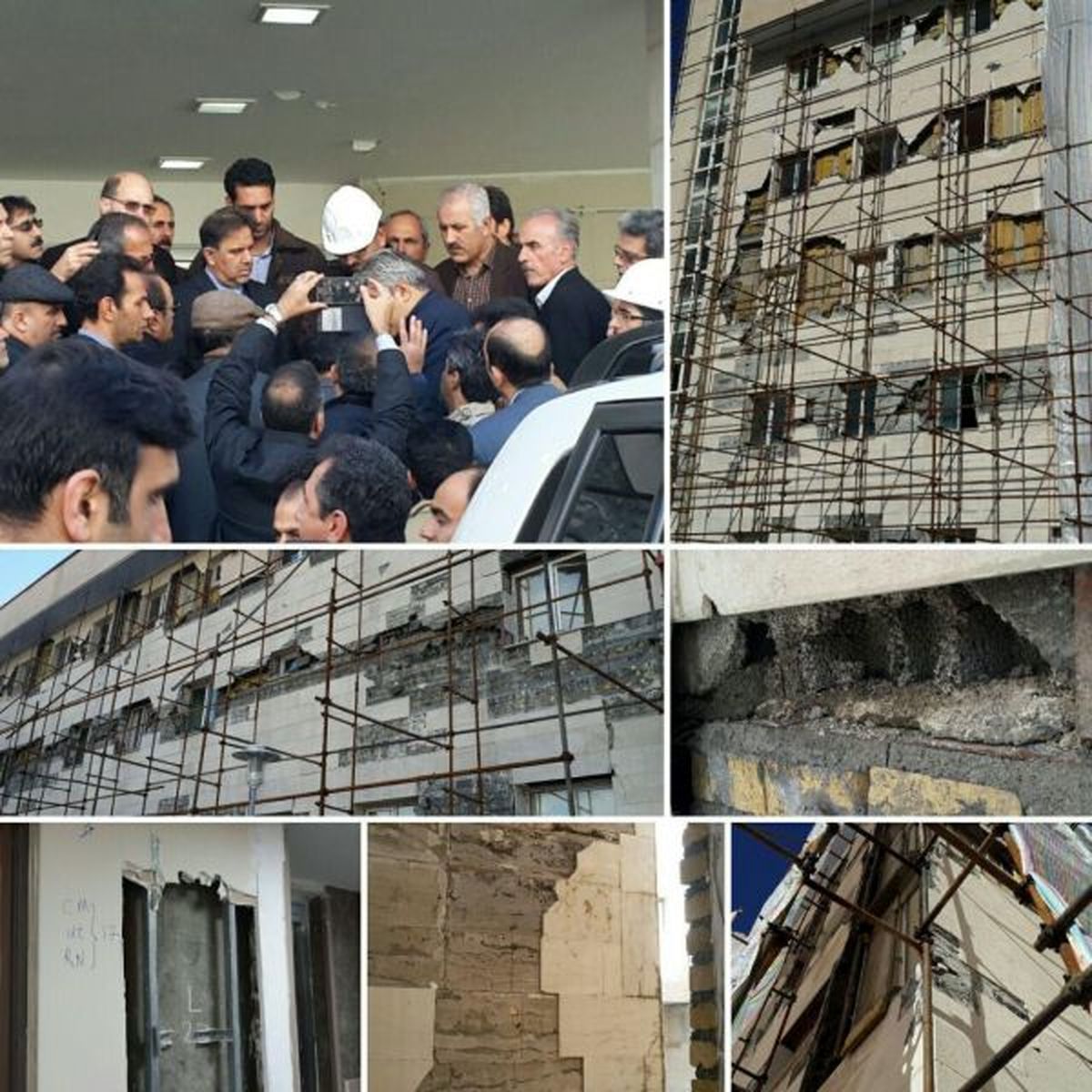 آخوندی بالاخره پیدا شد / وزیر مسکن ۱۰ روز پس از زلزله سرانجام به مناطق زلزله زده سر زد!