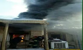 مهار آتش سوزی بازار صادقیه تبریز