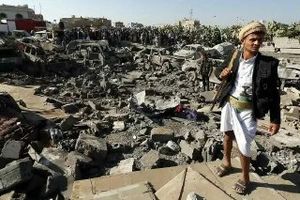حملات هوایی گسترده به شهرهای یمن