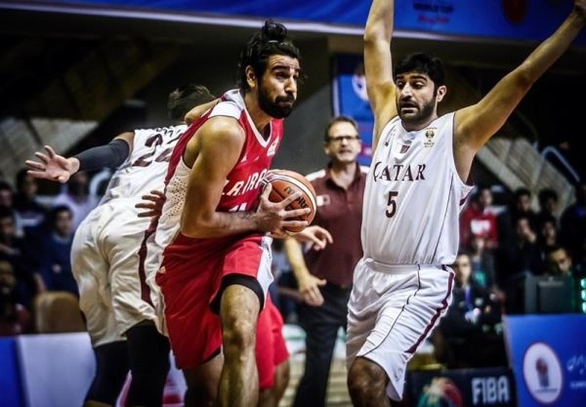 بسکتبالیست‌های ایران از سد قطر گذشتند
