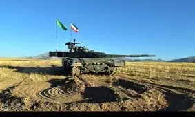 عکسی از تانک موشک انداز کرار