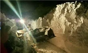 برف سنگین سبب سقوط بهمن یک‌کیلومتری در جاده چالوس شد