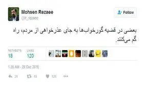 واکنش محسن رضایی به پدیده گورخوابی