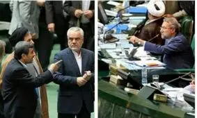 تماس تلفنی لاریجانی با احمدی‌نژاد پس از «یکشنبه سیاه»/لاریجانی گفت نمی‌توانیم مملکت را رها کنیم وناهماهنگ باشیم