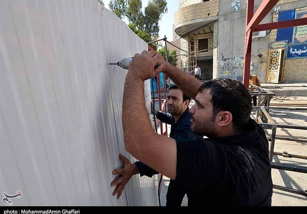 ساخت کانکس برای زلزله‌زدگان کرمانشاهی به همت خیران خوزستانی