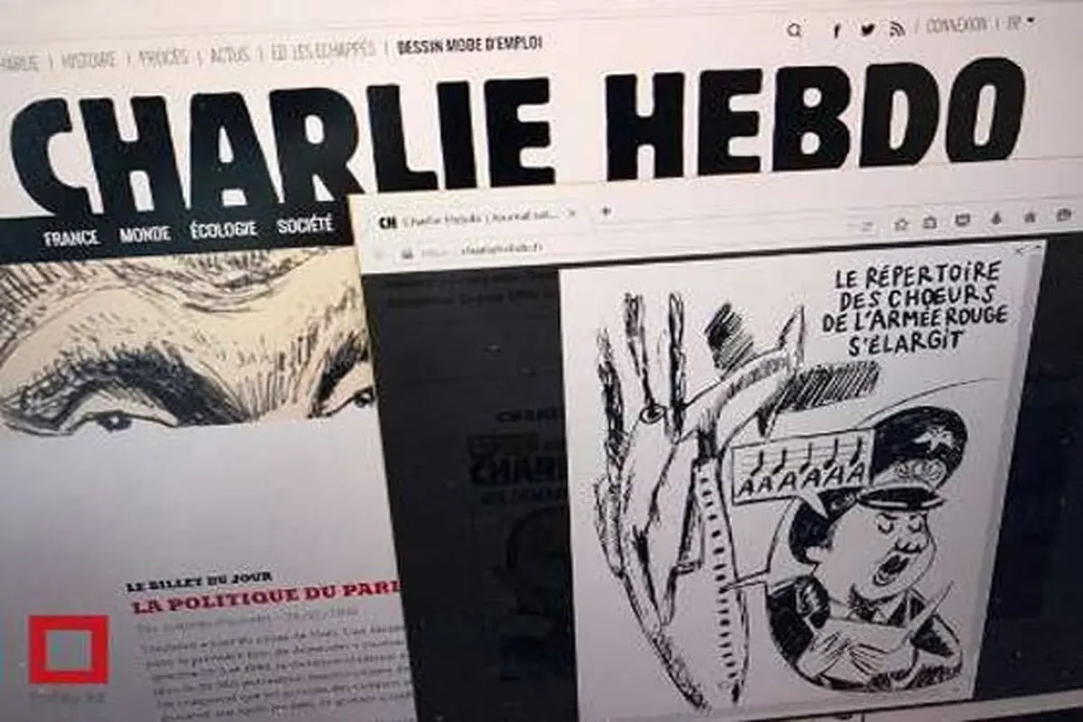 شارلی ابدو برای پوتین آرزوی مرگ کرد
