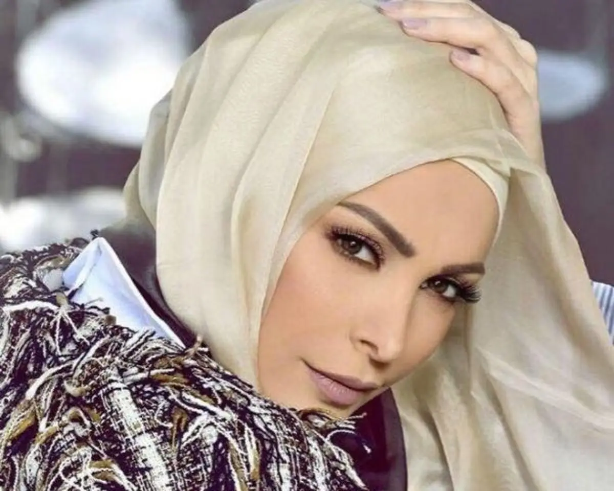 امل حجازی خواننده معروف لبنانی محجبه شد