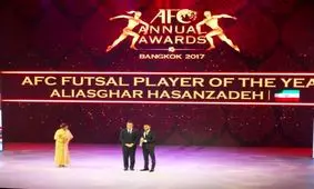 حسن‌زاده بهترین بازیکن سال آسیا شد+عکس