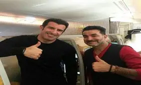 لوئیز فیگو در راه تهران