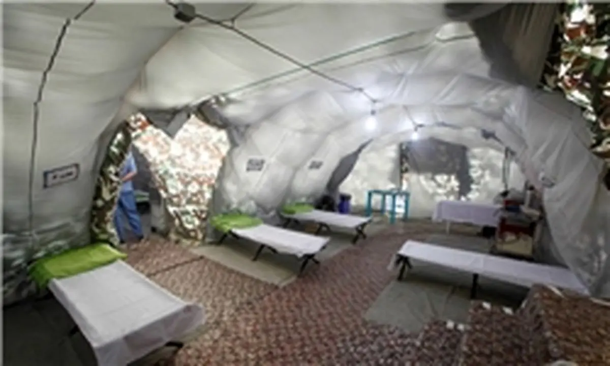 مجهزترین بیمارستان صحرایی کشور در بندر لنگه برپا می شود