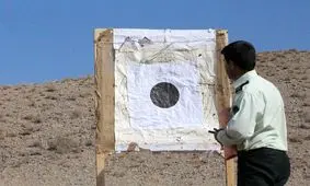 شهادت فرمانده میدان تیر در حین آموزش