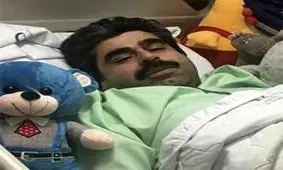 عیادت قلعه نویی و جمعی از چهره‌های هنری و ورزشی از امیر نوری