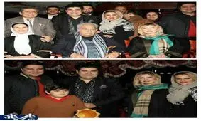 دورهمی هنرمندان در شب تولد سالار عقیلی