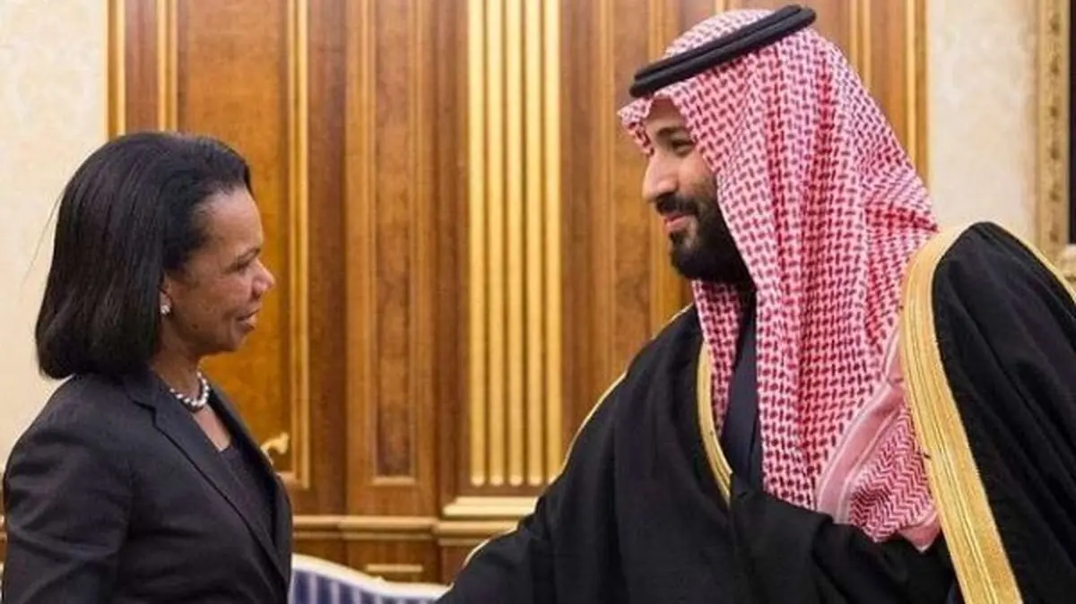 محمد بن سلمان با کاندولیزا رایس ديدار كرد